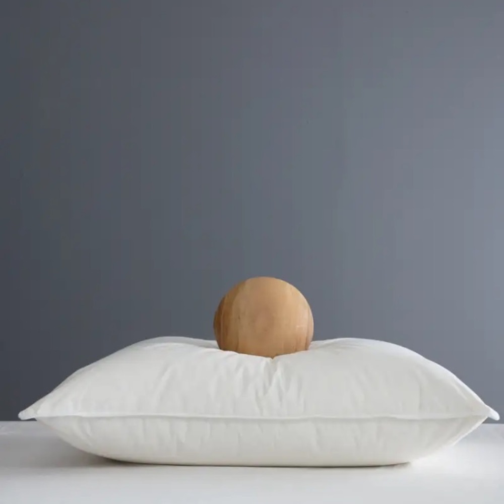 Quince Premium King White Duck Down Pillow Medium